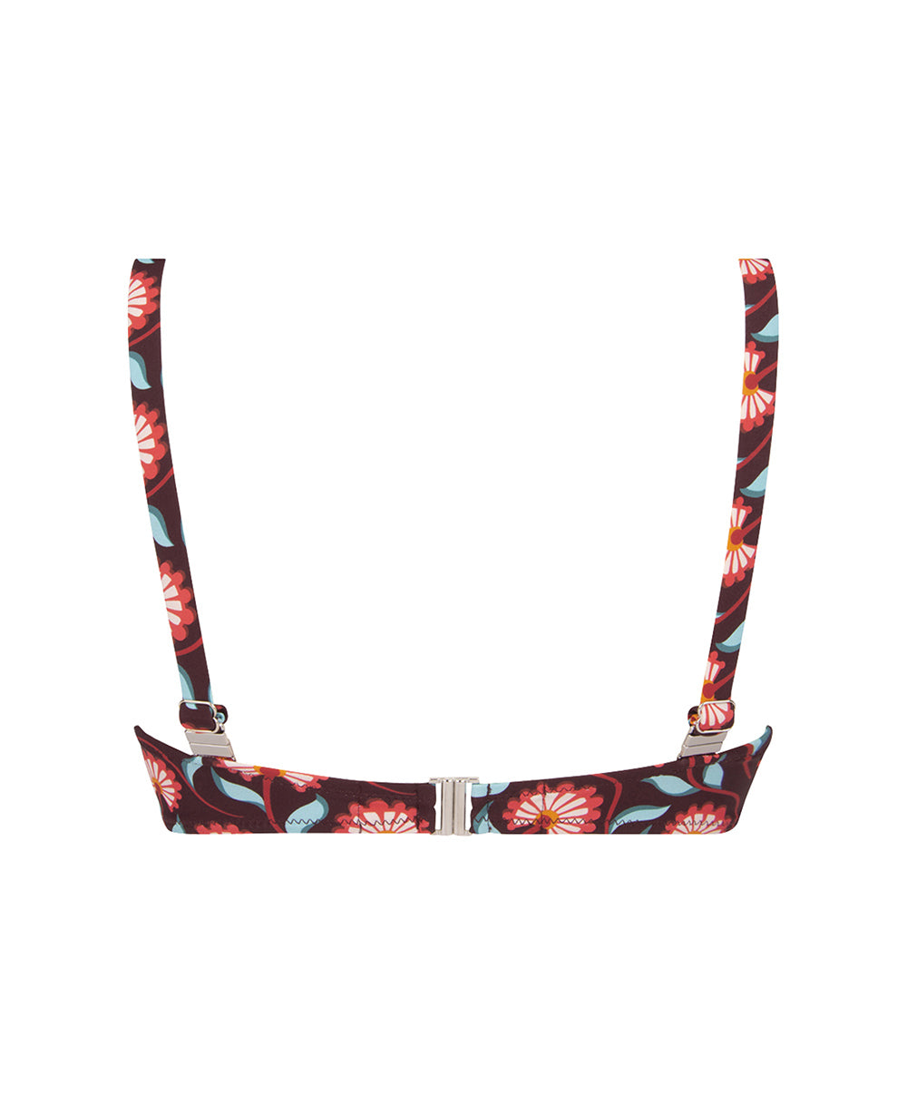 Maillot de bain triangle armatures La Muse Bohème prune Antigel Bain FBB3236-PB