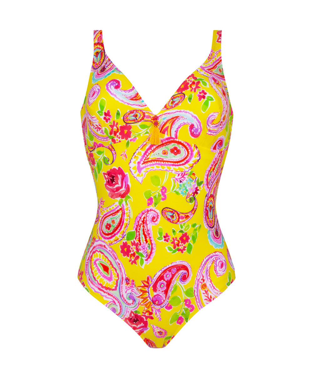 Maillot de bain une pièce maintien La Holi Antigel jaune Antigel Bain FBB9234-JH 10