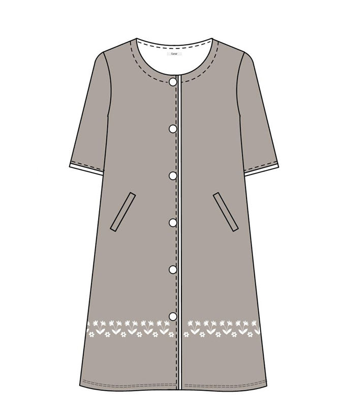 robe de chambre femme d'été  Canat taupe