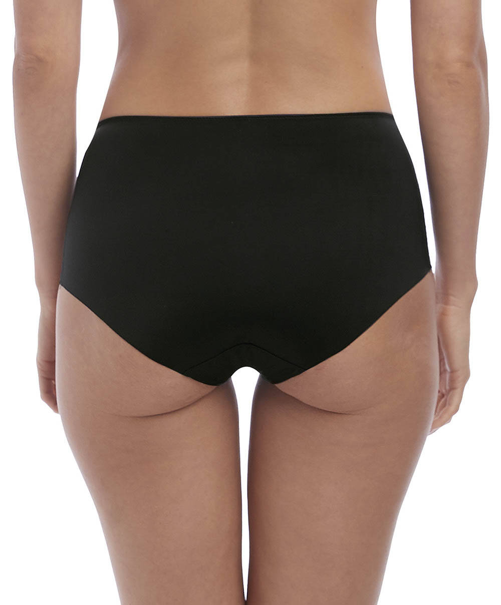 Slip couvrant Wacoal Respect noir champagne