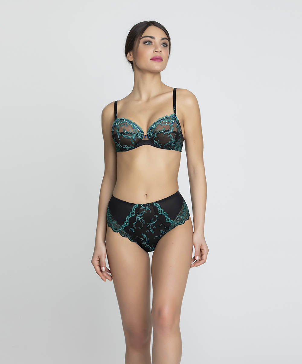 Slip haut Lise Charmel Secrète emeraude BCH0330-EI