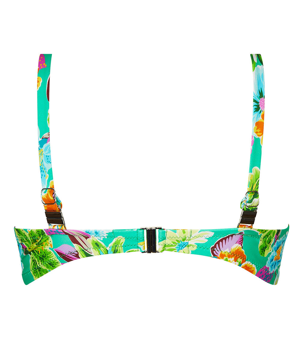 Soutien-gorge de bain corbeille grande taille La Feminissima vert émeraude Antigel Bain FBB3570-VE