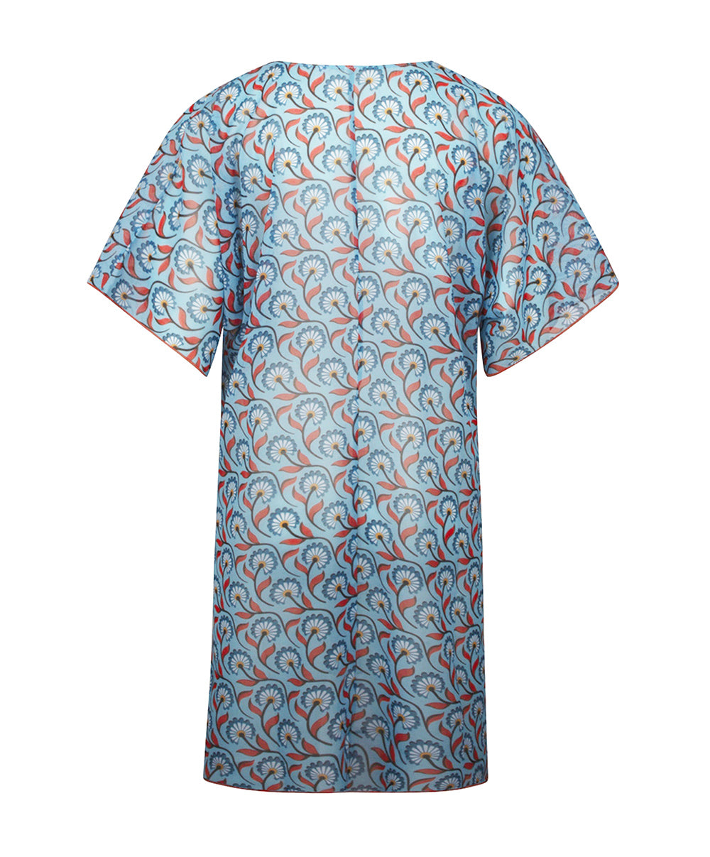 Tunique de plage La Muse Bohème azur Antigel Bain ESB4436-AB 10