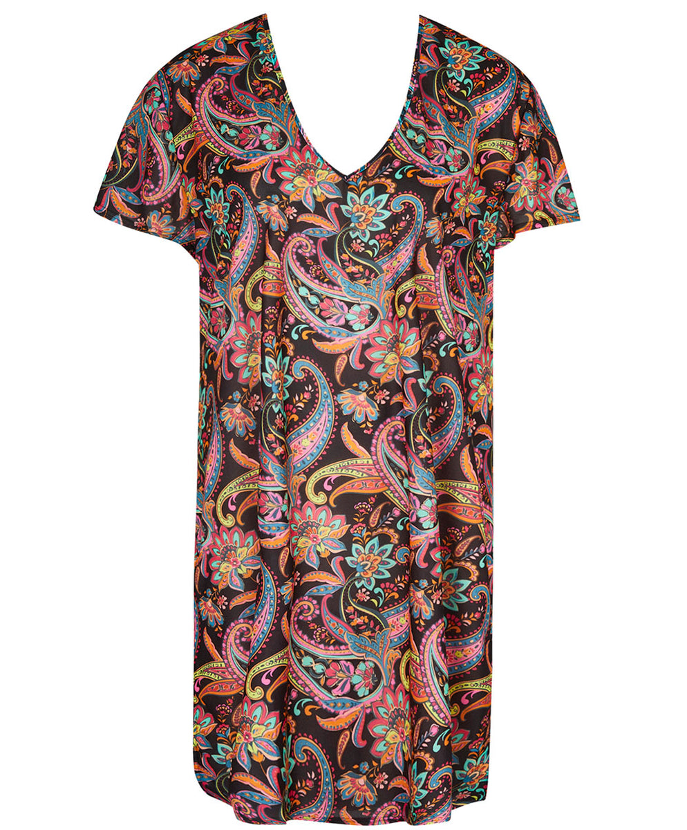 Tunique De Plage Plissée LISE CHARMEL - Taille S (FR38), Multicolore, Neuve Avec étiquettes