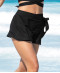 Short jupe de plage La Chiquissima noir Antigel Bain ESB0614 NO