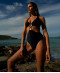 Maillot de bain sexy trikini Aubade Bain Secret Cove noir LT68 NOIR
