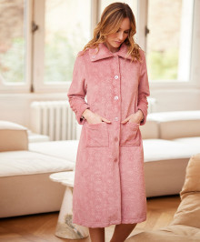 NUIT & INTERIEUR : Robe de chambre en fourrure NYMPHE RCF blush