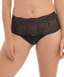 CULOTTE, STRING, SHORTY : Slip invisible stretch taille haute dentelle
