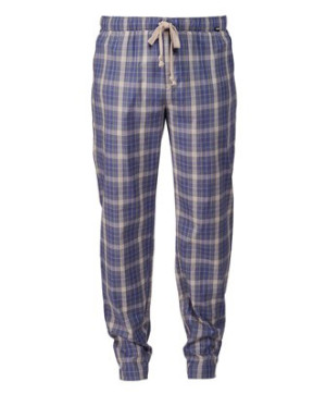 Pantalon Check Recreate Sleep Skiny Men Blue Marine Check Carreaux Visuel