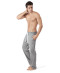 Pantalon Recreate Sleep Skiny Men Smoke Grey Melange Gris Trois Quarts