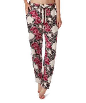 Pantalon fleurs Season of Dreams Skiny darkred flower