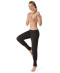 Pantalon Yoga and Relax Skiny Coal Grey Melange Gris Anthracite Trois Quarts