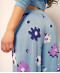 Pantalon en viscose aquamarine flowers Night In Mix & Match Skiny S 080776 S473 2