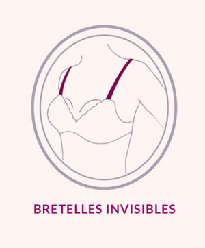 Bretelles Invisibles Mates Accessoires basiques Soyelle Transparent