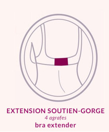 ACCESSOIRE : Extension 4 Agrafes 74mm Soutien-gorge