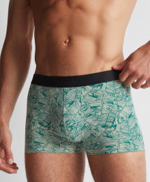 HOMME : Boxer Aubade Green Palm