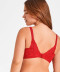 Soutien gorge grande taille triangle plunge rouge Rosessence rouge gala Aubade HK12 02 GALA 1