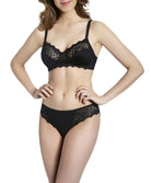 Soutien-gorge sans armatures triangle Simone Pérèle Caresse noir 12A210-015