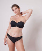 Soutien-gorge bandeau sans bretelles moulé spacer Caresse noir Simone Pérèle 12A300-015