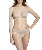 Soutien-gorge coque armatures spacer 3D Simone Pérèle Caresse peau rosée 12A316-739