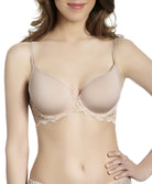 Soutien-gorge coque armatures spacer 3D Simone Pérèle Caresse peau rosée 12A316-739