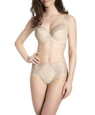 Culotte haute Simone Pérèle Caresse peau rosée 12A770-739