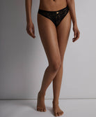 Slip italien Gold pleasure Black light Aubade 1D27-BLLI