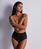 Culotte haute gainante Sculpt by Aubade Black pepper Aubade 1W24-BLAP