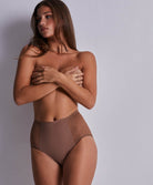 Culotte haute gainante Sculpt by Aubade Cinnamon Aubade 1W24-CINN