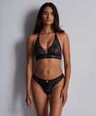 Soutien-gorge triangle bralette Rythm of desire Noir Aubade 2A10B-NOIR