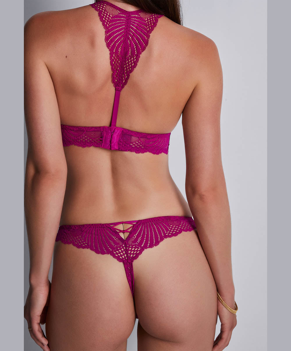 Tanga Rhythm of desire Radiant pink Aubade 2A26-RADI