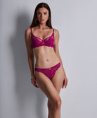 Soutien-gorge foulard emboitant Rhythm of desire Radiant pink Aubade 2AN13-1-RADI