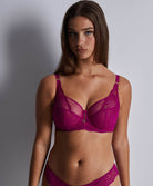 Soutien-gorge foulard emboitant Rhythm of desire Radiant pink Aubade 2AN13-1-RADI