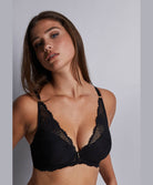 Soutien-gorge foulard plongeant Rythm of desire Noir Aubade 2AN81-NOIR