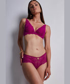Soutien-gorge foulard plongeant Rhythm of desire Radiant pink Aubade 2AN81-RADI