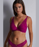 Soutien-gorge foulard plongeant Rhythm of desire Radiant pink Aubade 2AN81-RADI