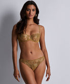 Soutien-gorge corbeille Ethnic vibes Sublime bronze Aubade 2BF14-SUBL