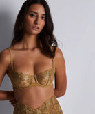 Soutien-gorge corbeille Ethnic vibes Sublime bronze Aubade 2BF14-SUBL