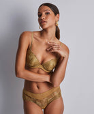 Soutien-gorge push-up coque Ethnic vibes Sublime bronze Aubade 2BN08-SUBL