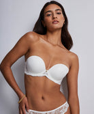 Soutien-gorge bandeau plunge Kiss of love Opale Aubade 2CP06-OPAL