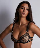 Soutien-gorge coque plongeant Magnetic spell Aubade 2DN08-MYSE