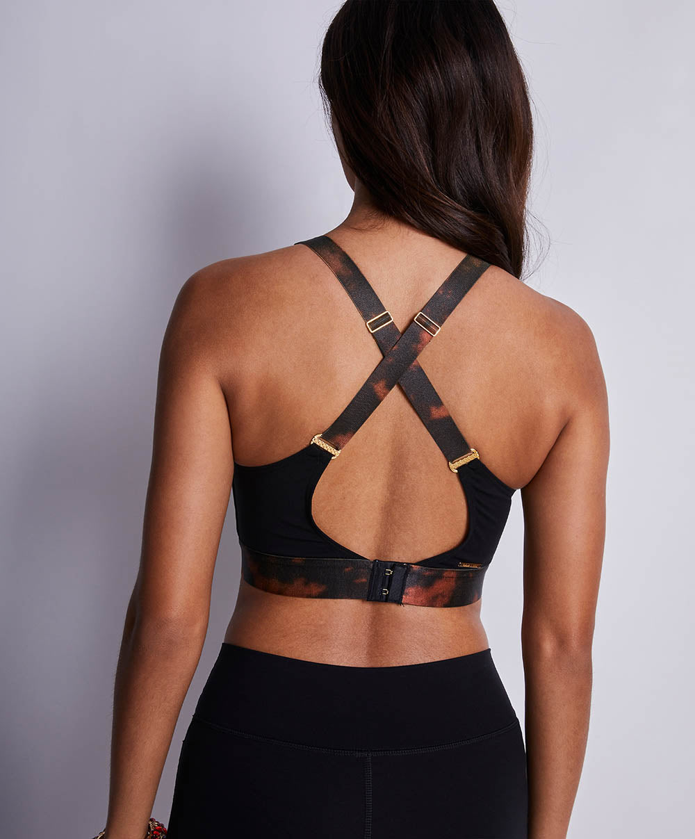 Brassière sport Hot motion Noir Aubade 2H03-2-NO