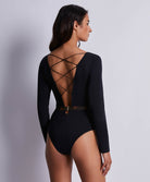 Body manches longues Hot motion Noir Aubade 2H86-1-NO