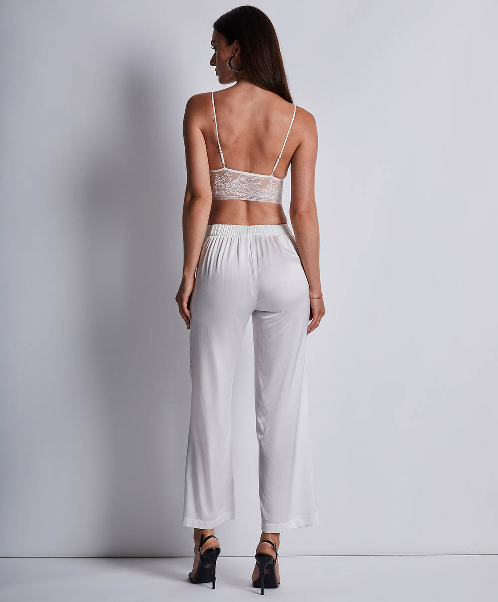 Soutien-gorge triangle soie Midnight whisper Opale Aubade 2S10-OPAL