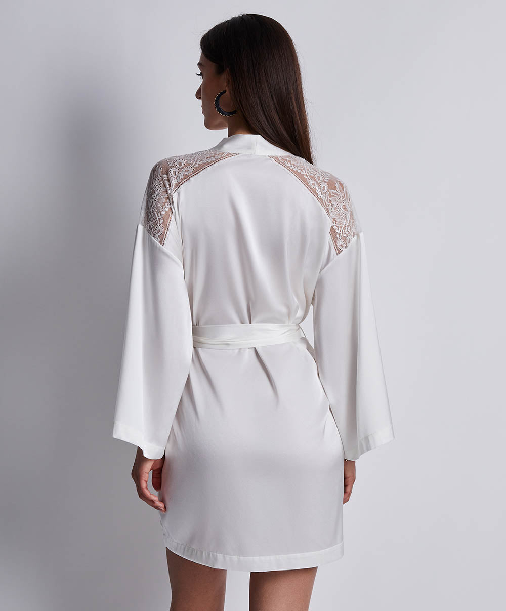 Kimono soie Midnight whisper Opale Aubade 2S65-OPAL