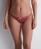 Culotte mini-cœur Feeling myself Rosewood Aubade 3A20-ROSW