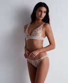 Soutien-gorge triangle bralette Into the groove Sandstone Aubade 3B10B-SAND