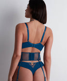 Serre-taille Sumptuous waves X Cindy Bruna Imperial blue Aubade 3C52-1-IMBL