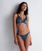 Soutien-gorge triangle armatures Sumptuous waves X Cindy Bruna Imperial blue Aubade 3CF12-IMBL