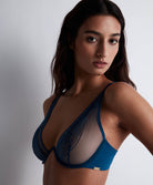 Soutien-gorge triangle mono Sumptuous waves X Cindy Bruna Imperial blue Aubade 3CM12-IMBL